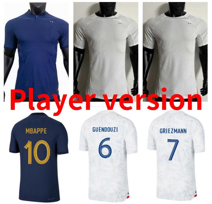 2022 2023 BENZEMA MBAPPE soccer jerseys player version GRIEZMANN POGBA 22 23 French World Cup national team francia GIROUD KANTE Football shirts
2022 2023 BENZEMA MBAPPE soccer jerseys player version GRIEZMANN POGBA 22 23 French World Cup national team francia GIROUD KANTE Football shirts