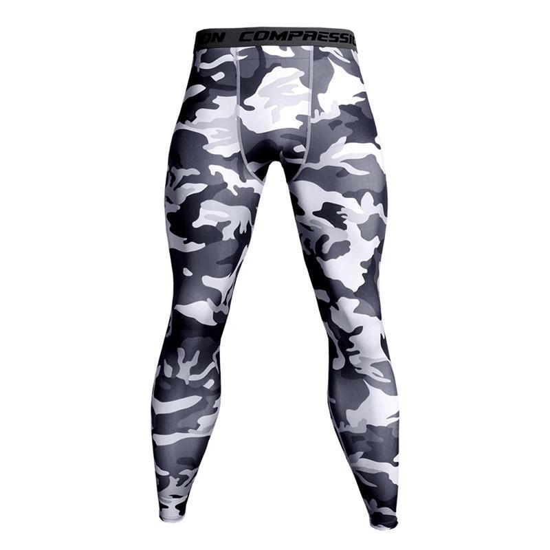 Men's Pants Tights Man Fitness Compression Leggings Jogging Quick-drying Rashguard Elastic Print Sport Men Gym Clothes Workout 220924