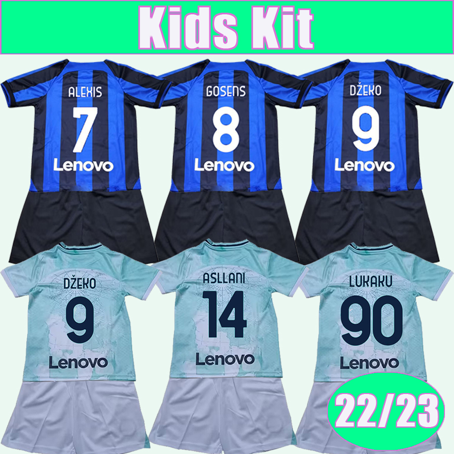 23 ALEXIS LUKAKU Kids Kit Soccer Jerseys J. CORREA BARELLA LAUTARO DZEKO CALHANOGLU BROZOVIC GOSENS Home Away Football Shirt, Tz11267 22 23 home no socks
23 ALEXIS LUKAKU Kids Kit Soccer Jerseys J. CORREA BARELLA LAUTARO DZEKO CALHANOGLU BROZOVIC GOSENS Home Away Football Shirt, Tz11267 22 23 home no socks
