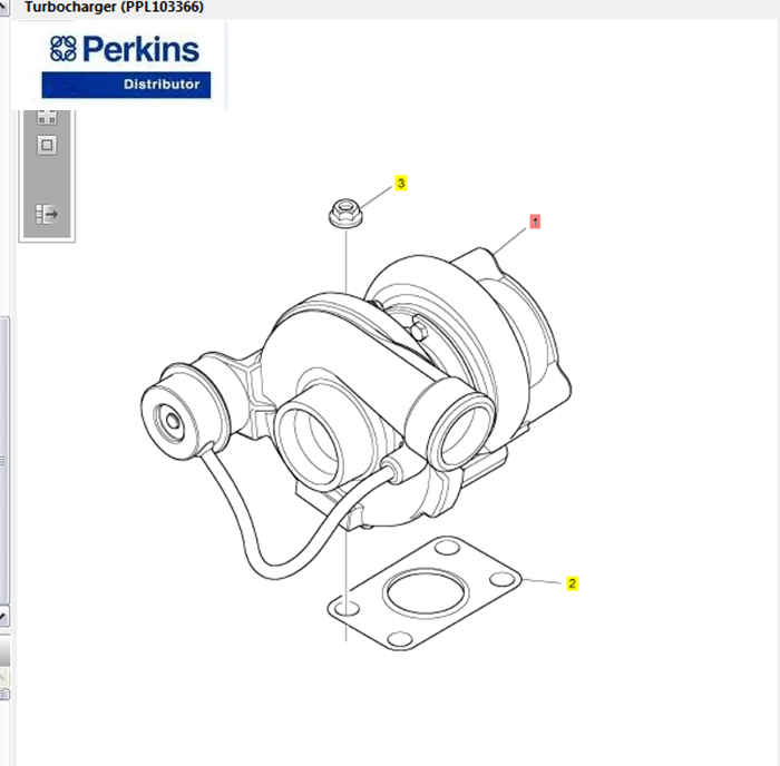 Turbo 482-0234 4820234 Turbocharge 2674A805 For CAT Caterpillar GT25 T422423 Marine/Boat Engine Parts For Perkins 1104D-E44T