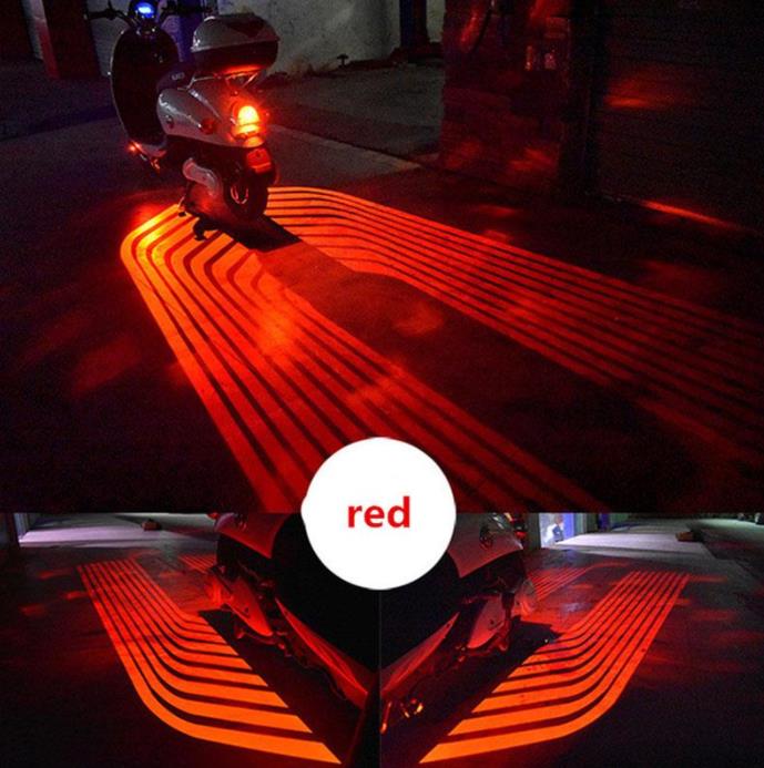 Motor Welcome Light Motorcycle LED Lights Modified Lamp SUV White Red Blue Projector Chassis Decor Motors Lighting Accessories