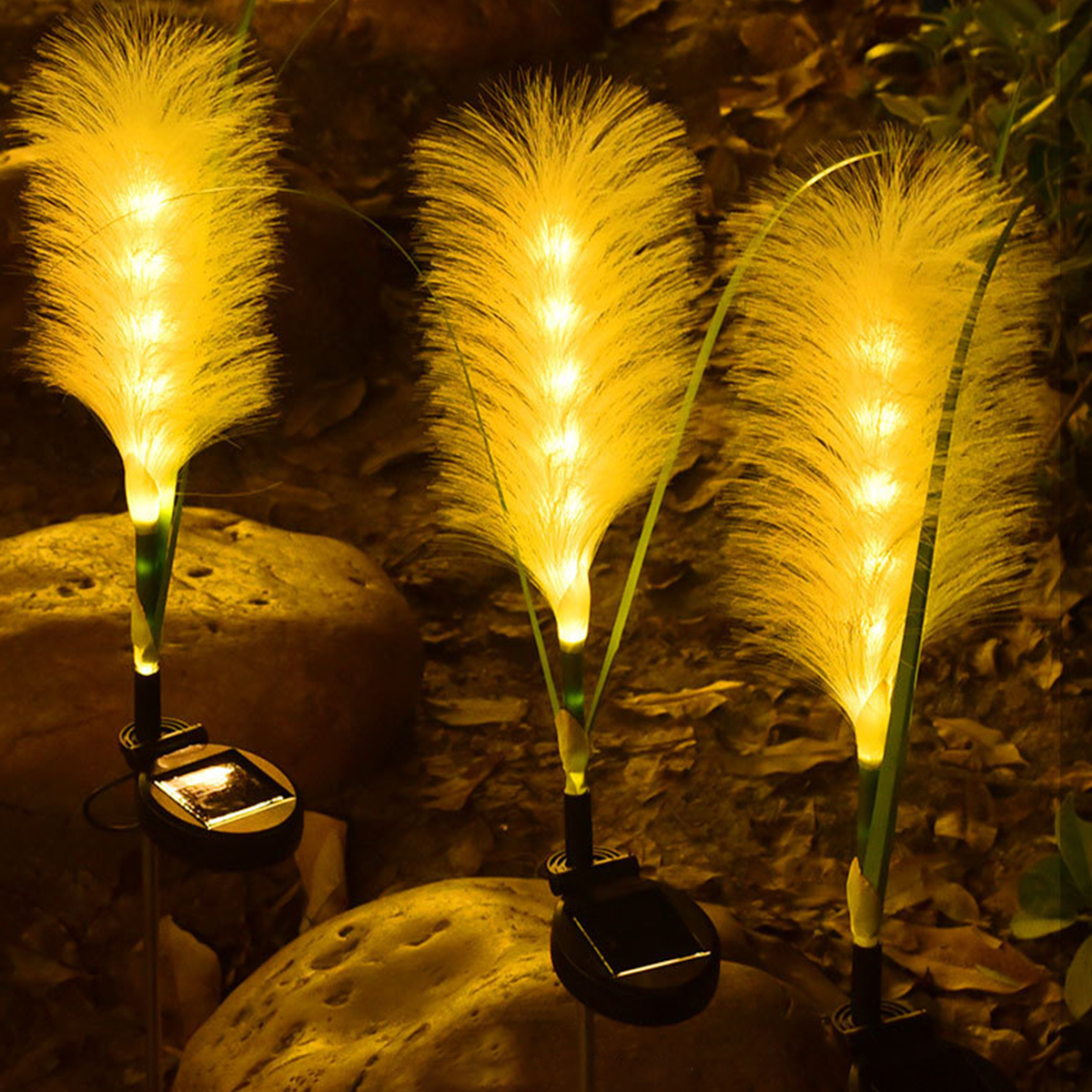 Solar Garden Lights Simulation Reed LED Lamps Outdoor Waterproof Gardens Decor Fiber Optic Light Stake Decorative Lawn
Solar Garden Lights Simulation Reed LED Lamps Outdoor Waterproof Gardens Decor Fiber Optic Light Stake Decorative Lawn
