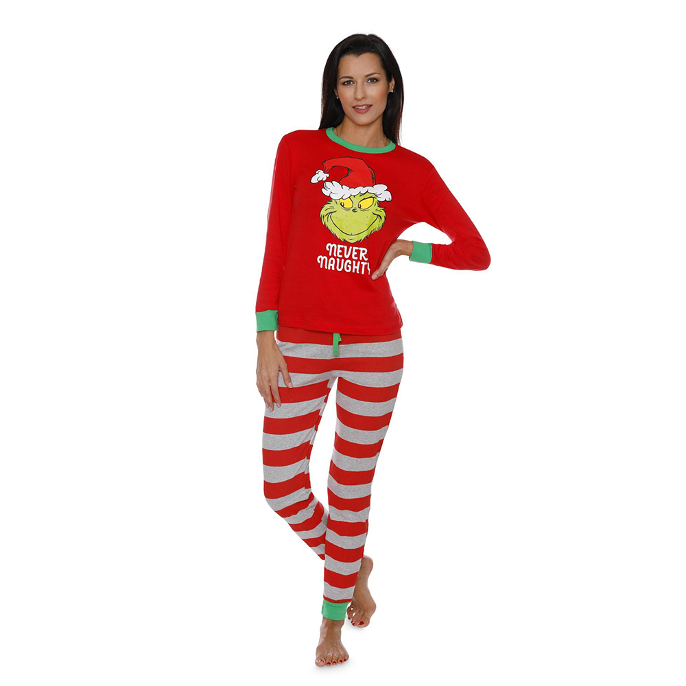 Family Matching Outfits Family Christmas Pajamas Mother Daughter Fanther Son Matching Family Outfits Children Red Striped Monster Sleepwear Set 220922