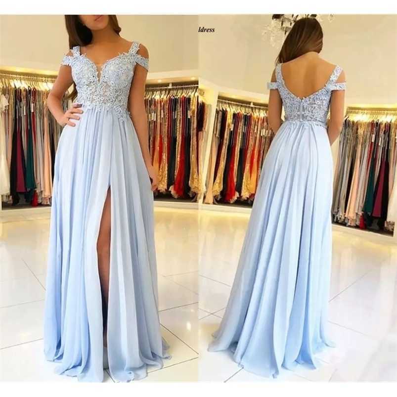 Party Dresses Sky Blue evening Dresses Long Side Split Off Shoulder Lace Appliques Prom Party Gowns Wedding Guest Maid Of Honor Dress 220923, White
Party Dresses Sky Blue evening Dresses Long Side Split Off Shoulder Lace Appliques Prom Party Gowns Wedding Guest Maid Of Honor Dress 220923, White