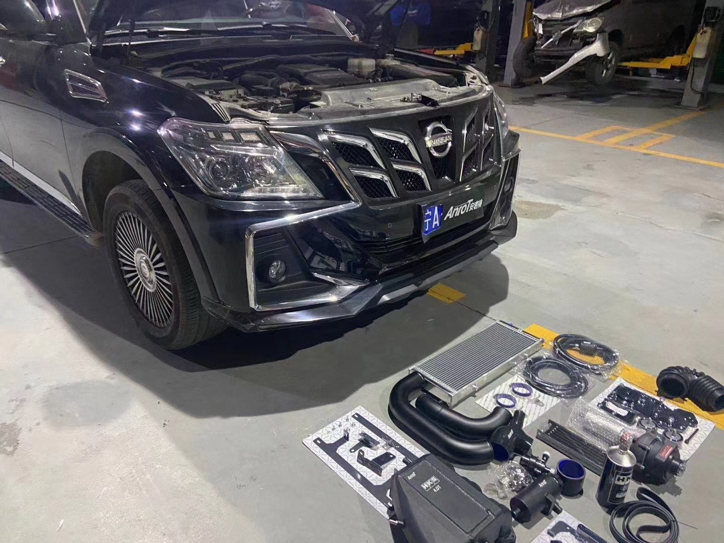 Mechanical Turbocharger For Patrol 4.0T Modification kits Anrot-HKS Turbo HKS Supercharger