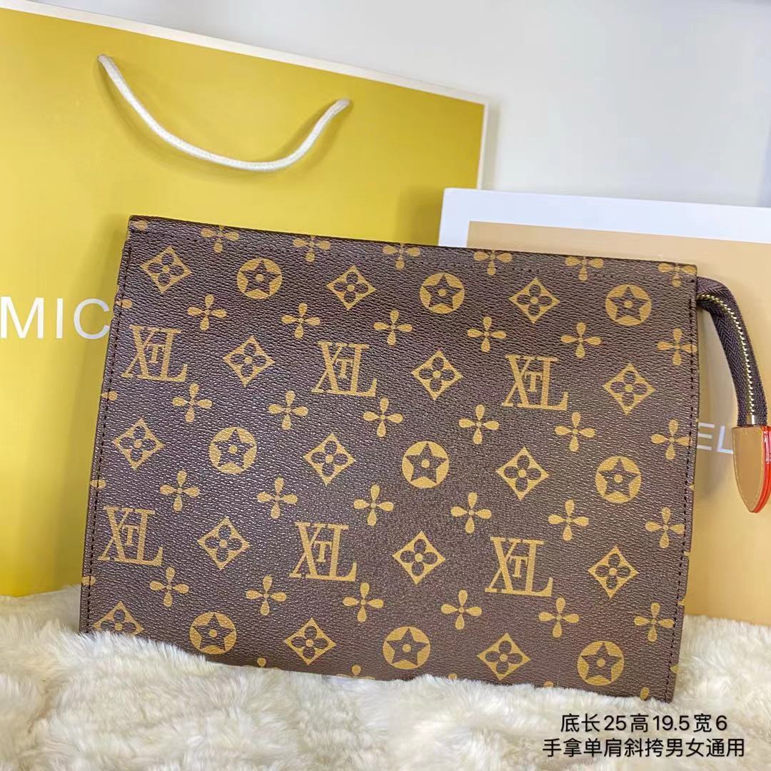 New Hand bag Travel Toiletry Pouch 26cm handbag Protection Makeup Clutch Women Leather Waterproof Cosmetic Bags For Women With Dust Bao, Black grid
New Hand bag Travel Toiletry Pouch 26cm handbag Protection Makeup Clutch Women Leather Waterproof Cosmetic Bags For Women With Dust Bao, Black grid