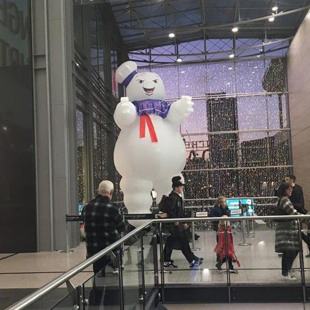 Halloween Decoration inflatable stay puft marshmallow man ghostbusters model for advertising