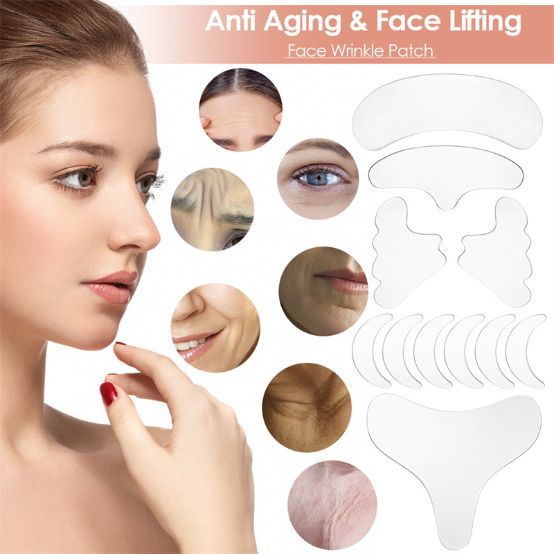 Makeup Tools 1116PCS Face Wrinkle Remover StripsReusable AntiWrinkle Face Pads Smoothing Wrinkle Patches for Forehead Eye Mouth Face Care 220926