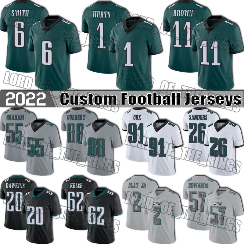 1 Jalen Hurts Football Jerseys Philadelphia Eagles Miles Sanders AJ Brown DeVonta Smith Dallas Goedert Jersey Brian Dawkins Jason Kelce Darius Slay Jr TJ Edwards, Man custom jersey (laoy)
1 Jalen Hurts Football Jerseys Philadelphia Eagles Miles Sanders AJ Brown DeVonta Smith Dallas Goedert Jersey Brian Dawkins Jason Kelce Darius Slay Jr TJ Edwards, Man custom jersey (laoy)