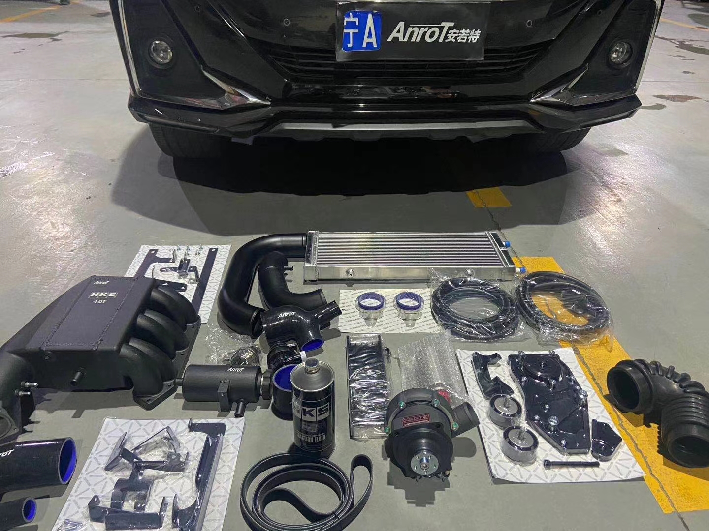 Mechanical Turbocharger For Patrol 4.0T Modification kits Anrot-HKS Turbo HKS Supercharger