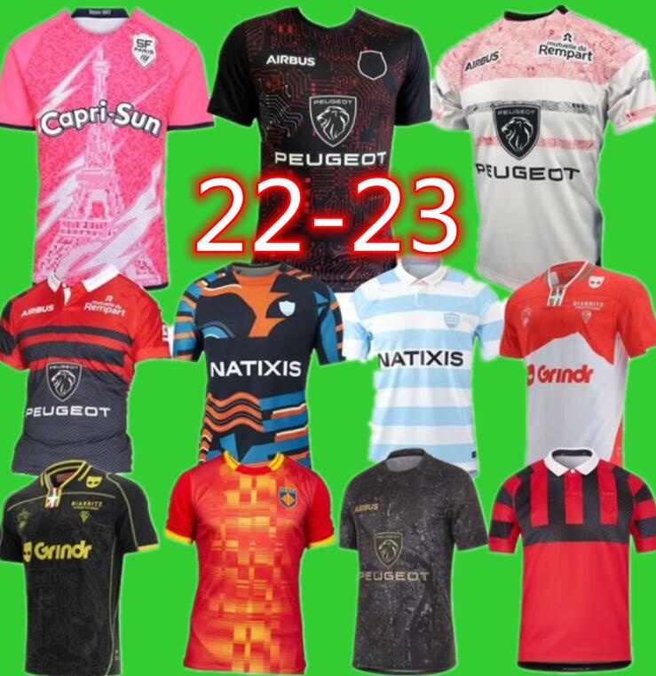 2022 2023 BIARRITZ Racing 92 rugby jersey 22 23 Stade Francais Paris Union Toulouser Bordeaux Begles home away Perpignan Ernest Wallon Warm Up size S-5XL shirt
2022 2023 BIARRITZ Racing 92 rugby jersey 22 23 Stade Francais Paris Union Toulouser Bordeaux Begles home away Perpignan Ernest Wallon Warm Up size S-5XL shirt