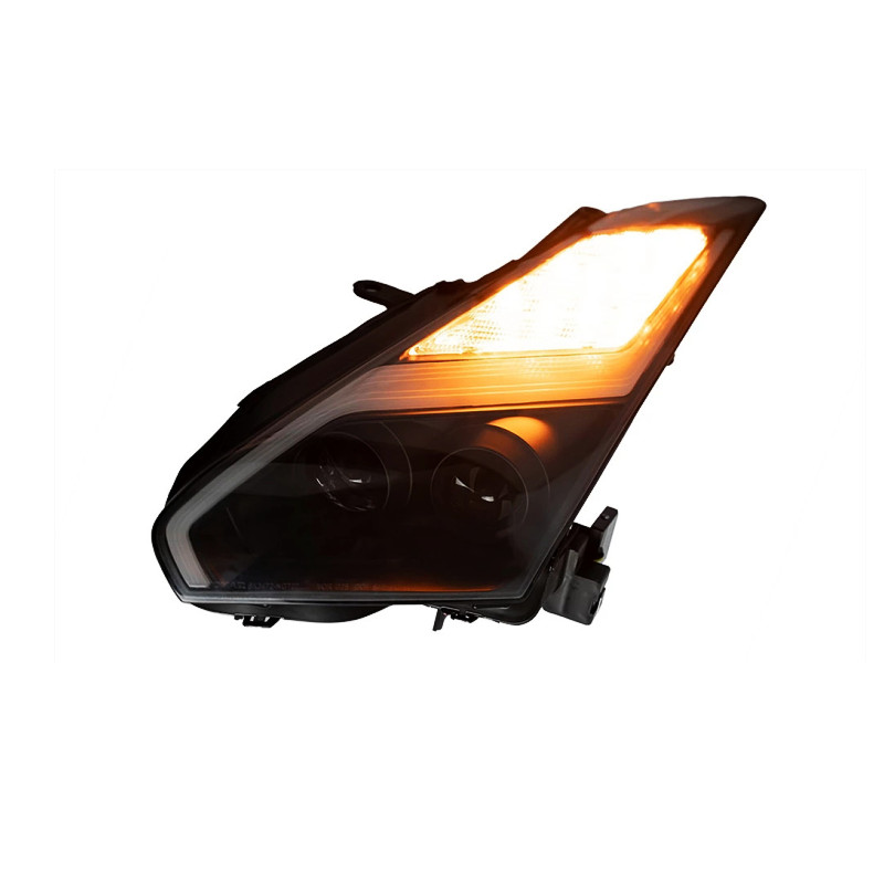 Headlight For Nissan GTR 2007-2014 DRL Daytime Lights LED Front Head Lights High Beam Turn Signal Replacement