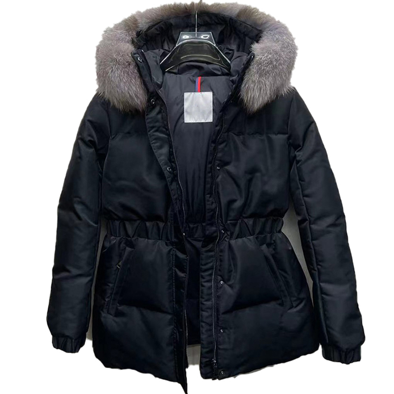 Maya Designer Women's Down and Parkas Short Slim Fit Elastic Waist Thin Fox Fur Collar Hooded Thick Warm Embroidered Badge Casual Fashion Jacket, Supplement (not shipped separately)
Maya Designer Women's Down and Parkas Short Slim Fit Elastic Waist Thin Fox Fur Collar Hooded Thick Warm Embroidered Badge Casual Fashion Jacket, Supplement (not shipped separately)