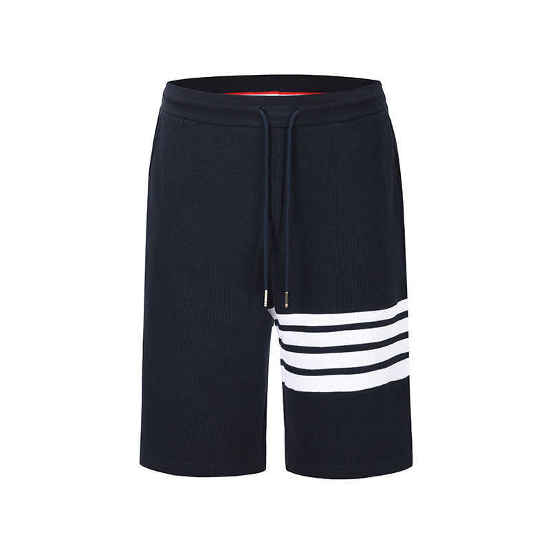 New Tb Thom Shorts Summer Brand White 4-bar Stripe Navy Cotton Shortpants Sports Korean Design Harajuku Pants, Blue
New Tb Thom Shorts Summer Brand White 4-bar Stripe Navy Cotton Shortpants Sports Korean Design Harajuku Pants, Blue