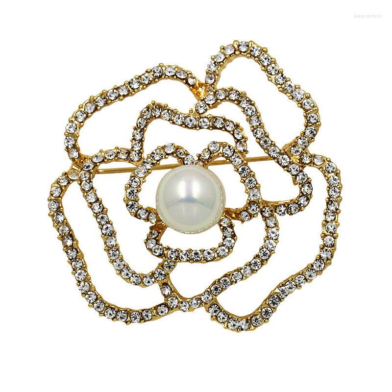 Brooches Camellia Jewlery Style Flowers Lapel Pins 5 Pearls Flower Broche Broach Jewelry For Women
Brooches Camellia Jewlery Style Flowers Lapel Pins 5 Pearls Flower Broche Broach Jewelry For Women