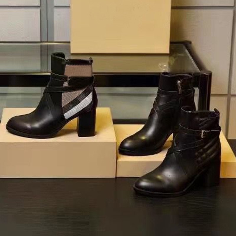 Autumn winter Short boots woman Metal Belt buckle high heels designer boot 100% Leather lady Thick heel shoe fashion cloth women shoes Large size 35-41-42 With box, Style 1
Autumn winter Short boots woman Metal Belt buckle high heels designer boot 100% Leather lady Thick heel shoe fashion cloth women shoes Large size 35-41-42 With box, Style 1