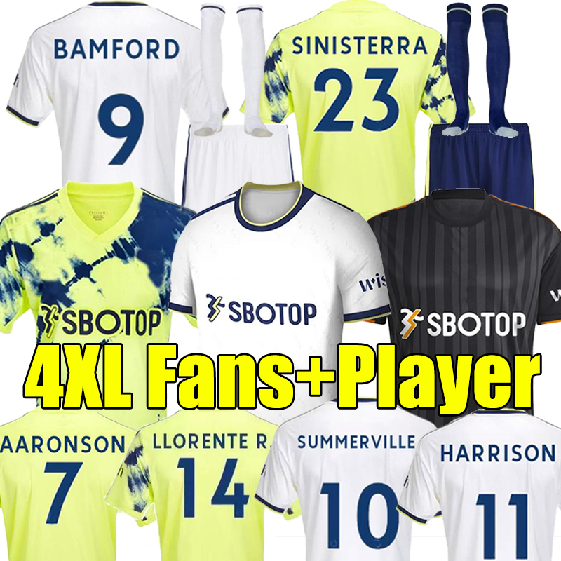 4XL 22/23 BAMFORD Leeds UTd Soccer Jerseys UNITEDes Aaronson Gyabi Rodrigo M JAMES Sinisterra Adams Kristensen Marc Roca HARRISON Men Kids Kits sock Football Shirt, 21-22 home
4XL 22/23 BAMFORD Leeds UTd Soccer Jerseys UNITEDes Aaronson Gyabi Rodrigo M JAMES Sinisterra Adams Kristensen Marc Roca HARRISON Men Kids Kits sock Football Shirt, 21-22 home