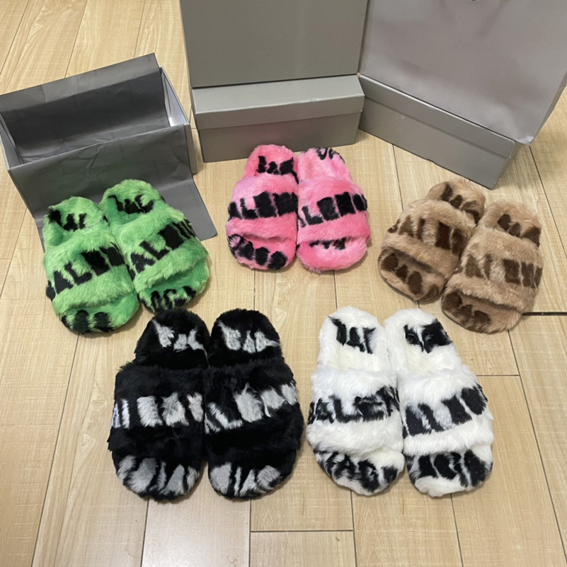 Women's Plush Slippers Fluffy Fur Slippers Luxury Brand Designer Shoes Warm Indoor Flip-Flops Fashion, Box
Women's Plush Slippers Fluffy Fur Slippers Luxury Brand Designer Shoes Warm Indoor Flip-Flops Fashion, Box