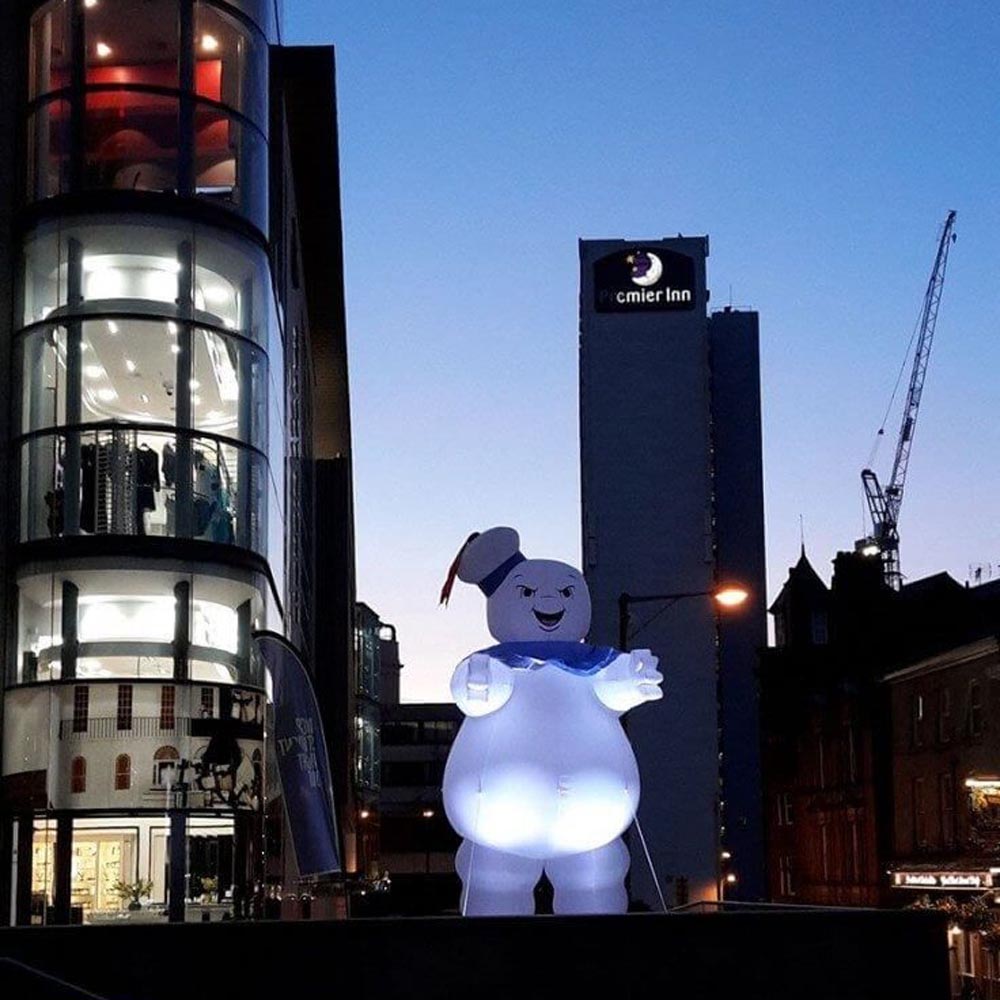 Halloween Decoration inflatable stay puft marshmallow man ghostbusters model for advertising