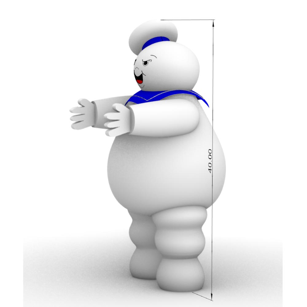 Halloween Decoration inflatable stay puft marshmallow man ghostbusters model for advertising