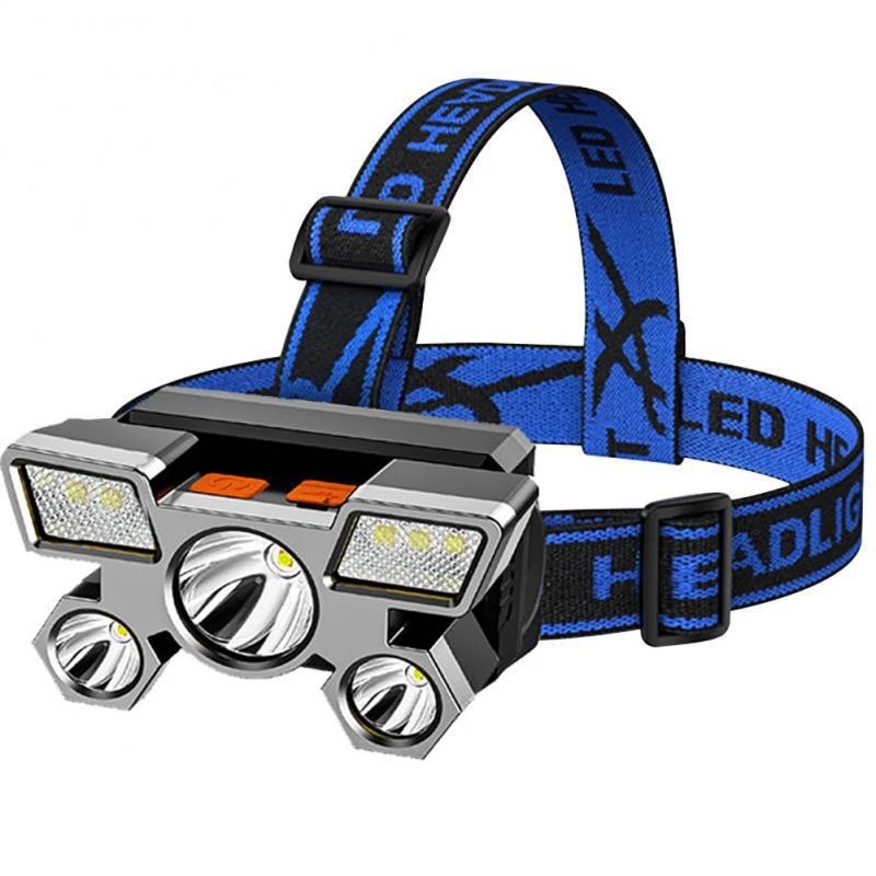 Led Five-Head lamps Strong Light Super Bright usb Rechargeable Fishing Lamp Long-Range Headlights-Mounted Mine Lamp Flashlight
Led Five-Head lamps Strong Light Super Bright usb Rechargeable Fishing Lamp Long-Range Headlights-Mounted Mine Lamp Flashlight