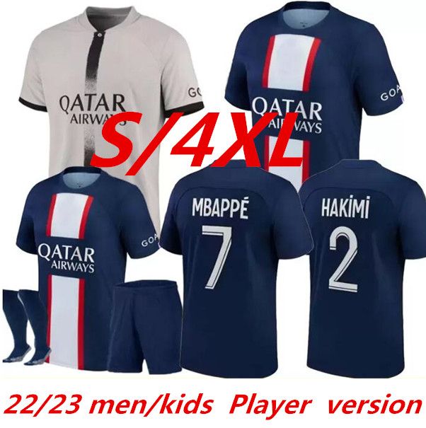 soccer Maillot Paris MBAPPE NEYMAR jerseys 22 23 Messis SERGIO RAMOS football shirts player version men kids kit HAKIMI L.PAREDES MARQUINHOS, Black
soccer Maillot Paris MBAPPE NEYMAR jerseys 22 23 Messis SERGIO RAMOS football shirts player version men kids kit HAKIMI L.PAREDES MARQUINHOS, Black