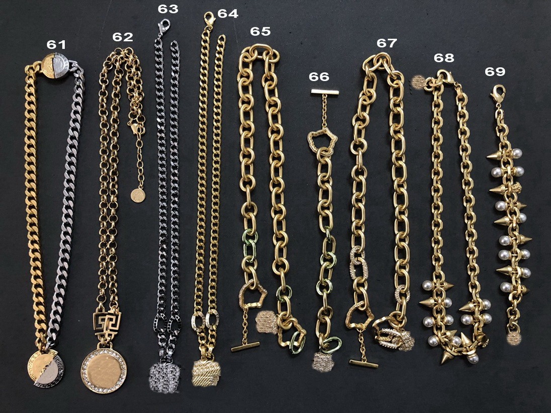 Fashion Hip Hop Cuba Thick Necklace Brass Necklaces Medusa Portrait Pattern Starfish Pendants Ladies Birthday Wedding Party Gift Designer Jewelry MN1 