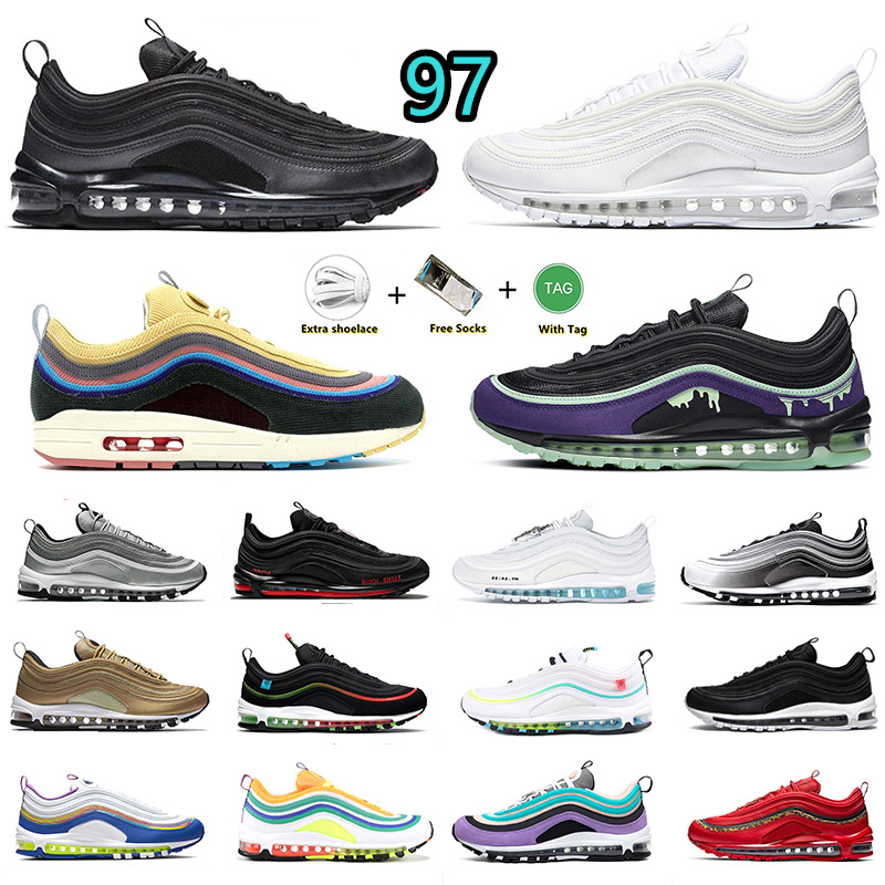 97 Running Shoes Sean Wotherspoon 97s Slime Halloween Jesus Satan Triple White Triple Black London Midnight Navy Ghost Outdoor sneakers for Men and Women, Box
97 Running Shoes Sean Wotherspoon 97s Slime Halloween Jesus Satan Triple White Triple Black London Midnight Navy Ghost Outdoor sneakers for Men and Women, Box