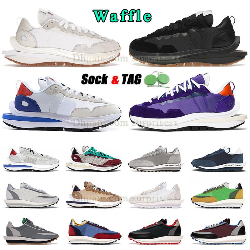 Sakai Vapur Running Shoes Waffle Sail White Gum Black Bright Citron Fragment Grey Blue Game Royal Leather Suede Dark Iris Court Purple Ld Ldwaffle Desigenr Sneakers, X02 36-45 black nylon
Sakai Vapur Running Shoes Waffle Sail White Gum Black Bright Citron Fragment Grey Blue Game Royal Leather Suede Dark Iris Court Purple Ld Ldwaffle Desigenr Sneakers, X02 36-45 black nylon