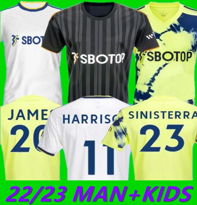22 23 BAMFORD Soccer Jerseys Adams Aaronson Leeds Unitedes HARRISON home away 2022 2023 Llorente Luis Sinisterra football shirt Uniforms kids sets 694
22 23 BAMFORD Soccer Jerseys Adams Aaronson Leeds Unitedes HARRISON home away 2022 2023 Llorente Luis Sinisterra football shirt Uniforms kids sets 694