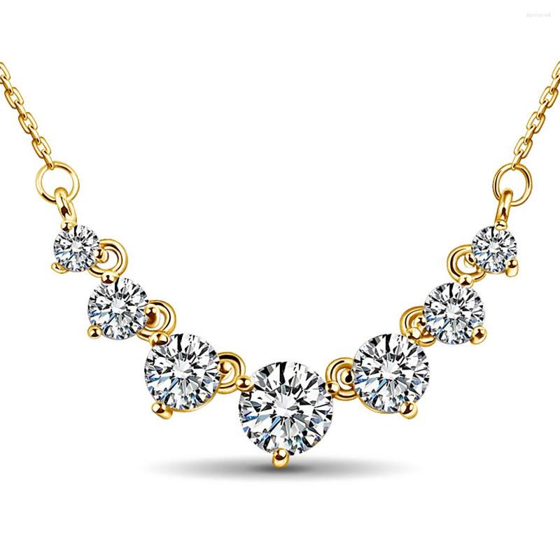 Chains Total Is 2.8ct 7 Stone Moissanite Necklace For Women Solid 925 Sterling Silver With Certificate Luxury Jewelry Gift
Chains Total Is 2.8ct 7 Stone Moissanite Necklace For Women Solid 925 Sterling Silver With Certificate Luxury Jewelry Gift