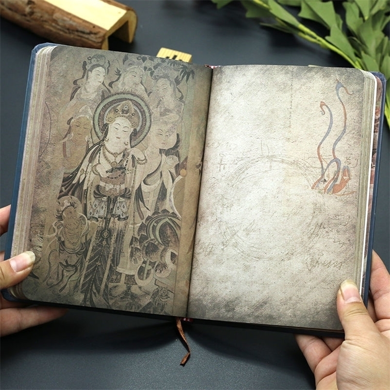 Notepads Dunhuang Illustrated Retro Diary Full Color Page Handbook Chinese Style Students' Creative Notebook Ancient 220927
Notepads Dunhuang Illustrated Retro Diary Full Color Page Handbook Chinese Style Students' Creative Notebook Ancient 220927
