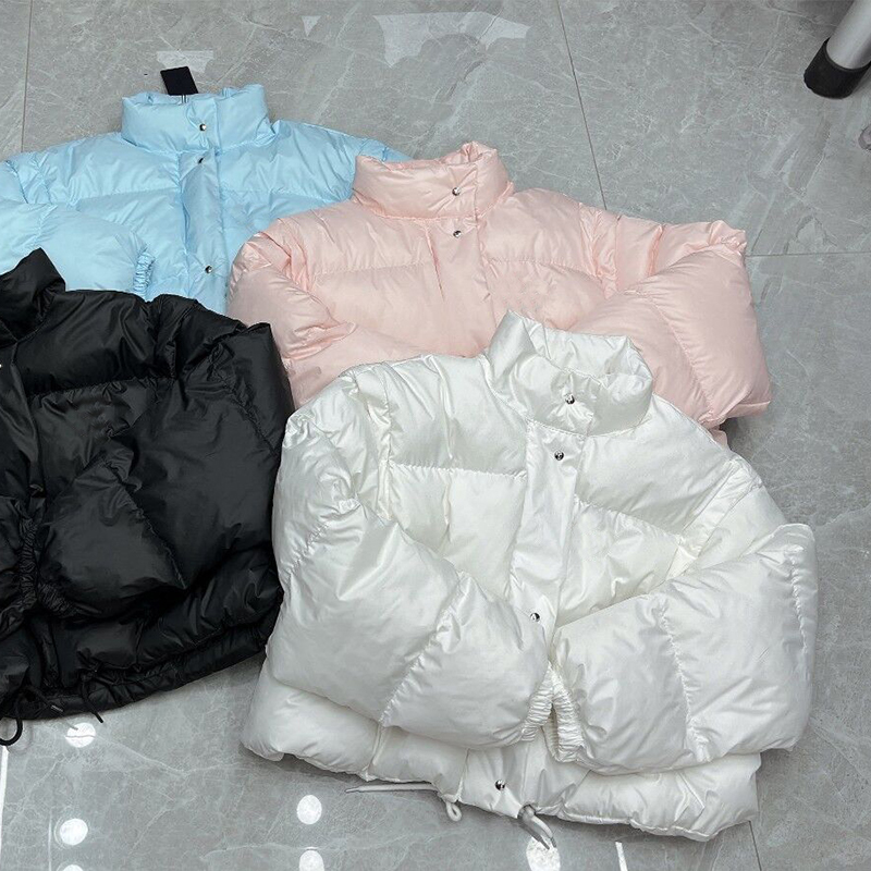 (go off picture not the description) Women's Down Winter Outerwear Stand Collar Parkas with Zipper Short Coats 3Colors 19789