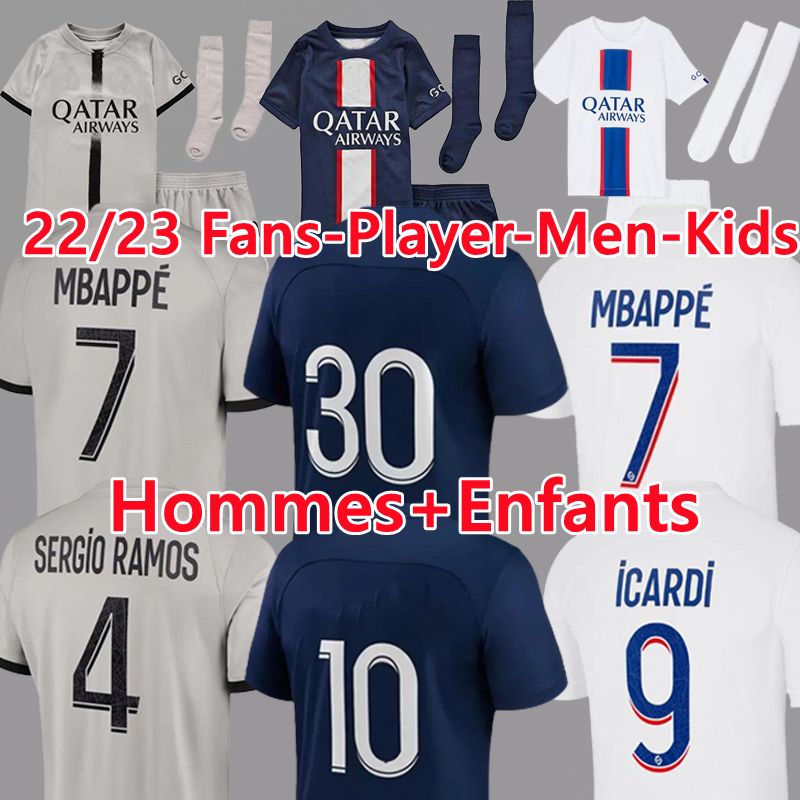 MBAPPE 7 HAKIMI 30 10 FANS PLAYER 22 23 soccer jersey SERGIO RAMOS pSGS Maillots de football shirt 2022 2023 MARQUINHOS VERRATTI HAKIMI men kids kit sets, 22/23 home player+ligue 1
MBAPPE 7 HAKIMI 30 10 FANS PLAYER 22 23 soccer jersey SERGIO RAMOS pSGS Maillots de football shirt 2022 2023 MARQUINHOS VERRATTI HAKIMI men kids kit sets, 22/23 home player+ligue 1