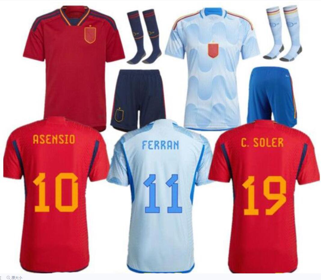Adult socks 2022 2023 Spain soccer jersey home and away Camiseta de futbol de world cup 22 23 PEDRI ANSU FATI FERRAN SERGIO RAMOS TORRES MORATA GAVI KOKE AZPILICUETA
Adult socks 2022 2023 Spain soccer jersey home and away Camiseta de futbol de world cup 22 23 PEDRI ANSU FATI FERRAN SERGIO RAMOS TORRES MORATA GAVI KOKE AZPILICUETA
