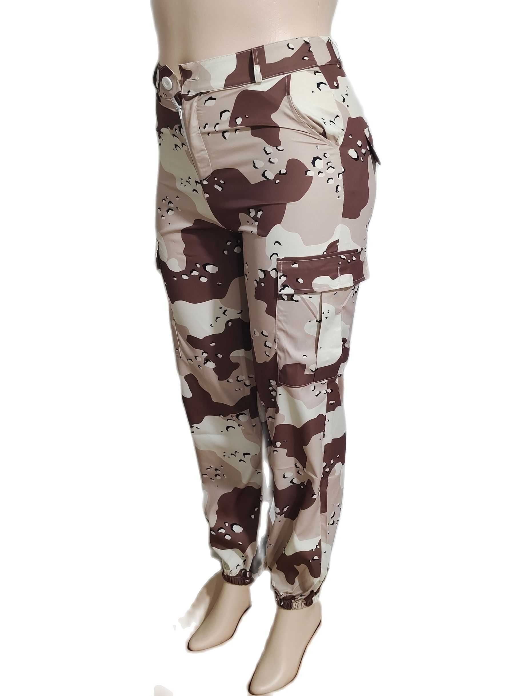 Women's Pants Capris Camo Cargo Pants 3 Casual Loose Sweat Pant 2022 Women Fall Y2k Clothes Streetwear Joggers Fashion High Waist Camouflage Trou