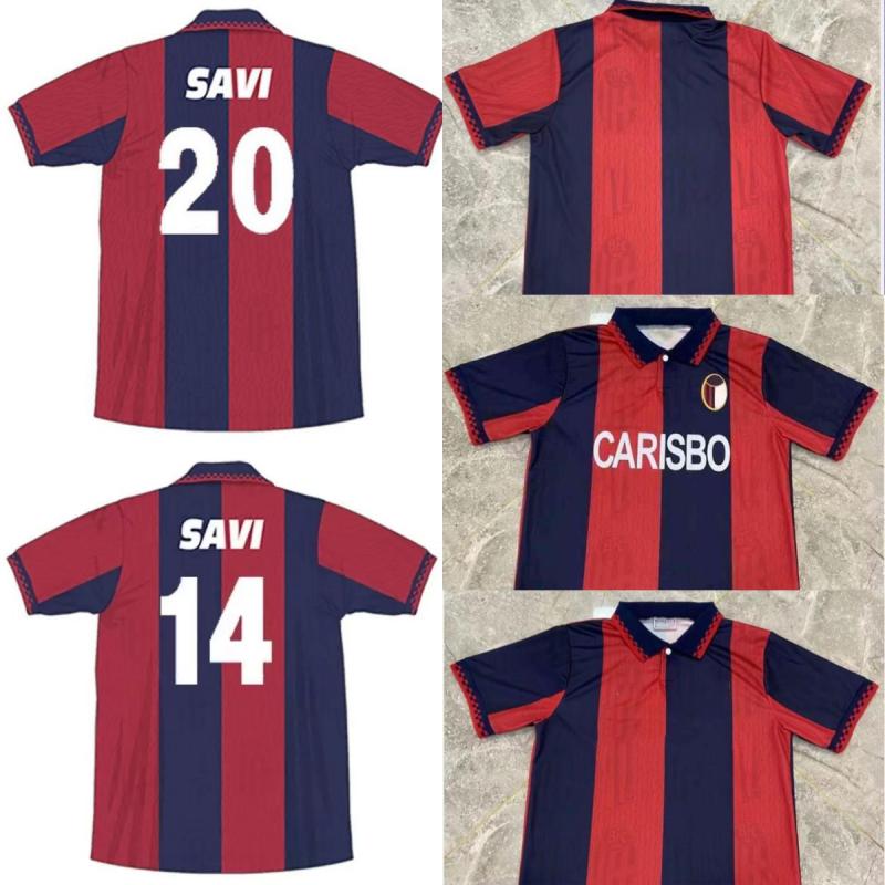 95 96 Retro Soccer Jersey BOLOGNA HOME 1995 1996 Maillots de foot 14# 20# SAVI Man Football Shirt Uniform, 1995 home
95 96 Retro Soccer Jersey BOLOGNA HOME 1995 1996 Maillots de foot 14# 20# SAVI Man Football Shirt Uniform, 1995 home