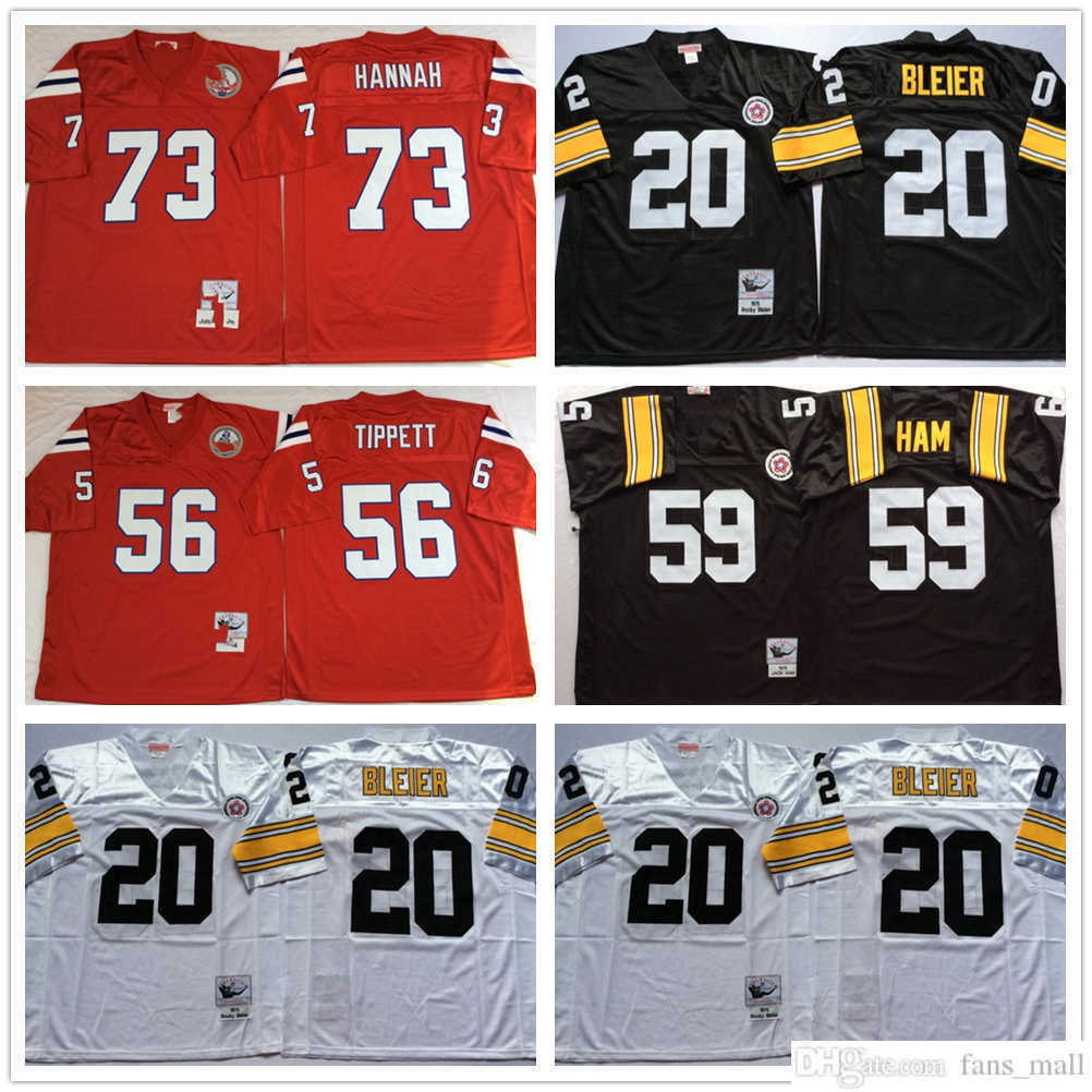 Mitchell and Ness Vintage Football 20 Rocky Bleier Jerseys Stitched 56 Andre Tippett 73 John Hannah 59 Jack Ham Jersey Black Red Man S-XXXL, Same as picture
Mitchell and Ness Vintage Football 20 Rocky Bleier Jerseys Stitched 56 Andre Tippett 73 John Hannah 59 Jack Ham Jersey Black Red Man S-XXXL, Same as picture