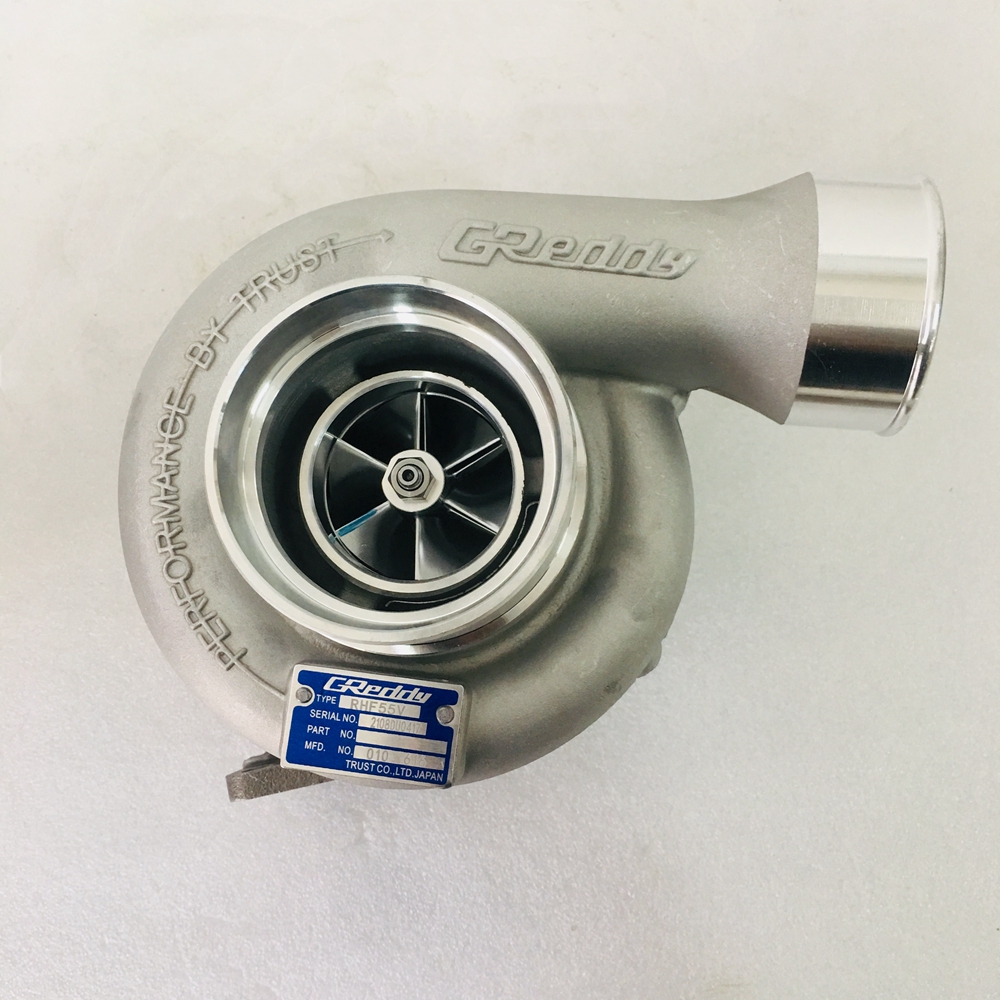 Modified Rhf55v Turbocharger 8980277725 With Greddy Compressor Housing 6blades Billet Wheels Chra And 201 Turbine Housing