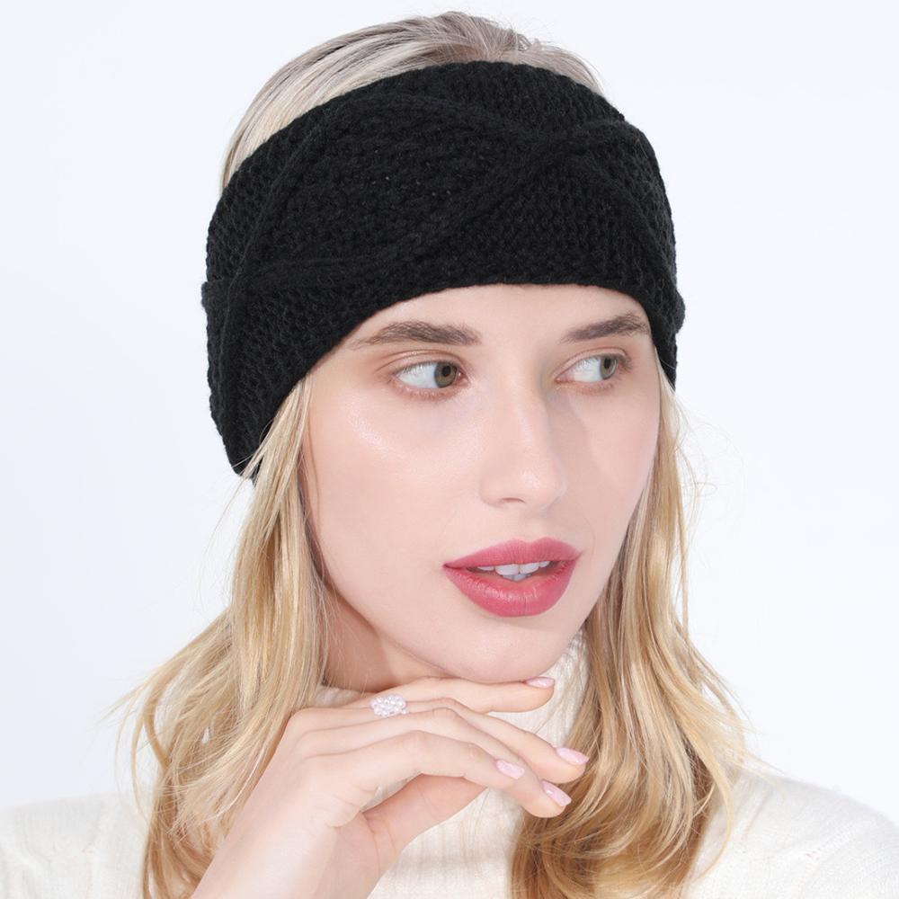 BeanieSkull Caps women autumn winter Ponytail Beanie hat female Stretch Crochet knitted hat lady arylic geometry pattern winter hat 220927