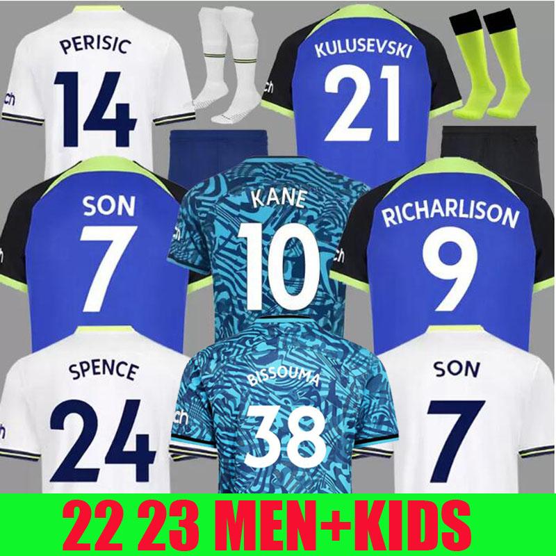 S-4XL 22 23 KANE SON KULUSEVSKI PERISIC Soccer Jerseys HOJBJERG colorful RICHARLISON 2022 2023 LUCAS 3rd SPENCE LENGLET Football kit shirt BRYAN purple Men kids sets, Gk kids
S-4XL 22 23 KANE SON KULUSEVSKI PERISIC Soccer Jerseys HOJBJERG colorful RICHARLISON 2022 2023 LUCAS 3rd SPENCE LENGLET Football kit shirt BRYAN purple Men kids sets, Gk kids