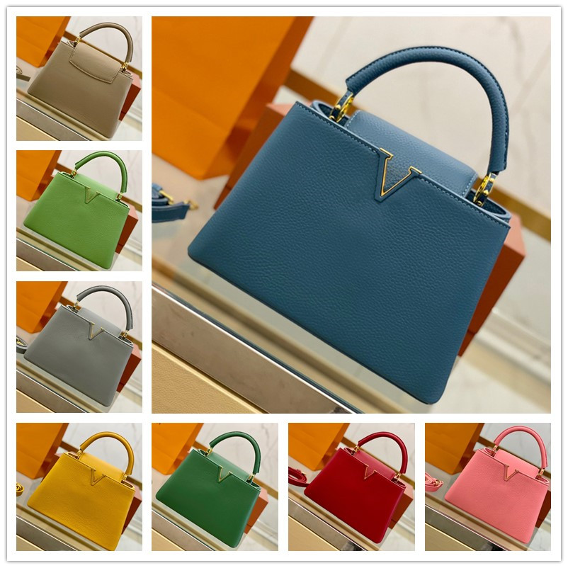 Top Quality Women Shoulder Bags Capucines BB Totes Designer Crossbody Taurillon Leather Handbags 15colors Woman Mid Size Luxury Purses, Original packing
Top Quality Women Shoulder Bags Capucines BB Totes Designer Crossbody Taurillon Leather Handbags 15colors Woman Mid Size Luxury Purses, Original packing