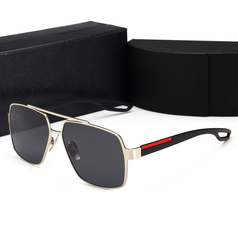 2022 Luxury brand Oversized frame Sunglasses Fashion Classic design square For Men Women sun glasses uv400 0805 PRADA