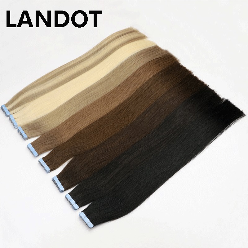 LANDOT Best 10A 150g Virgin Remy Tape In Human Hair Extensions Full Cuticle Original Brazilian Peruvian Indian Malaysian Skin Wefts PU Tape Hair, 150g (60pcs;2.5g/pcs)
LANDOT Best 10A 150g Virgin Remy Tape In Human Hair Extensions Full Cuticle Original Brazilian Peruvian Indian Malaysian Skin Wefts PU Tape Hair, 150g (60pcs;2.5g/pcs)
