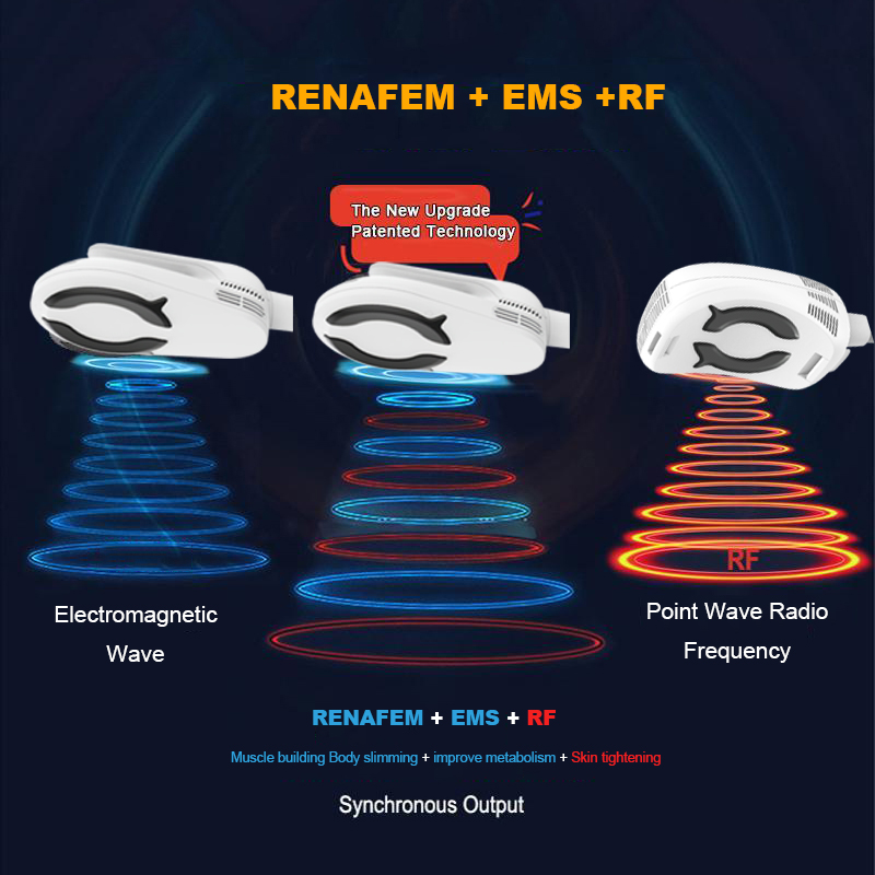 5 Handles EMslim RF Slimming EMS Cellulite Reduction Electromagnetic HIEMT Muscle Stimulator Beauty Machine Salon Use