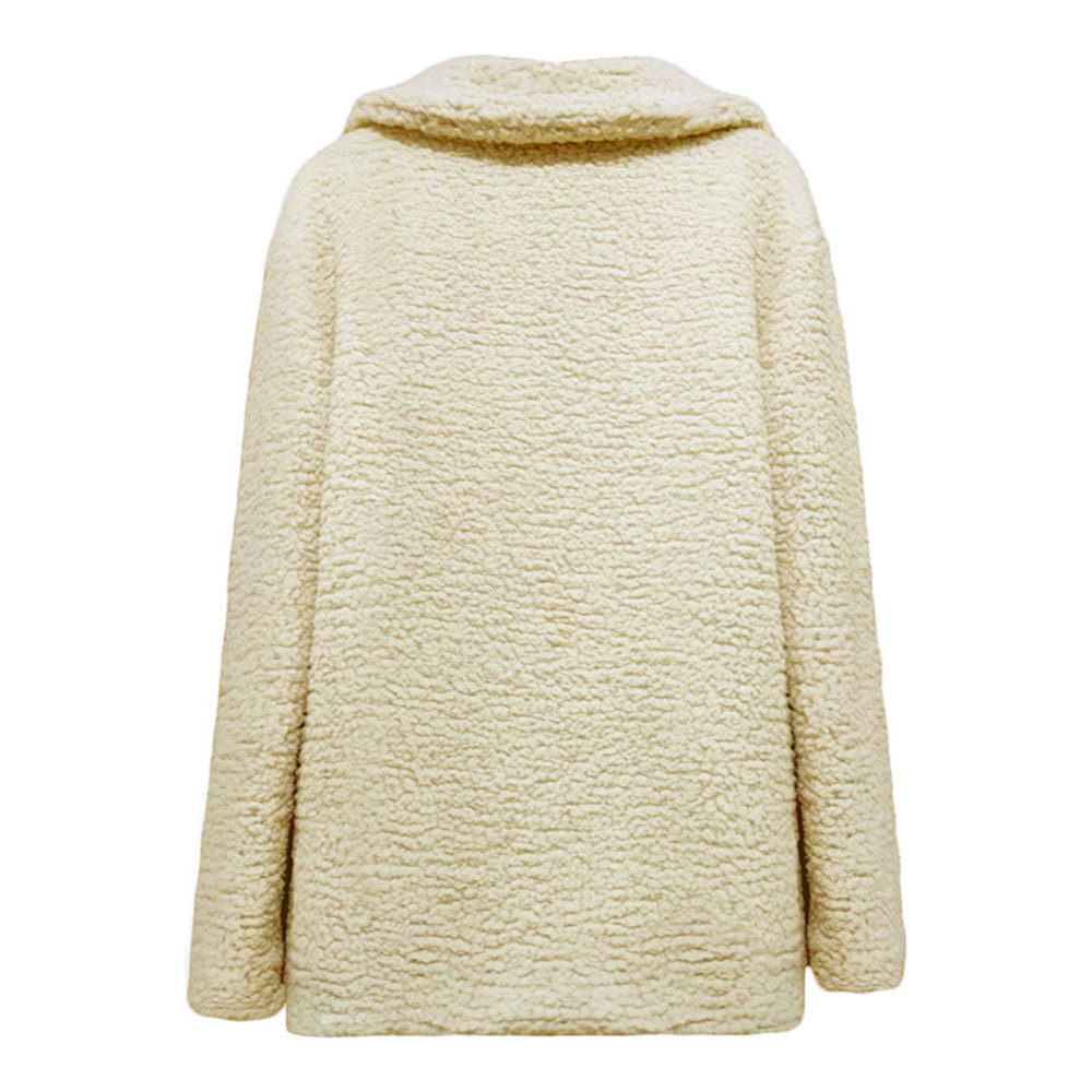 Women's Fur Faux Jocoo Jolee Female Warm Coat Women Autumn Winter Teddy Casual Oversized Soft Fluffy Fleece Jackets Overcoat 220927