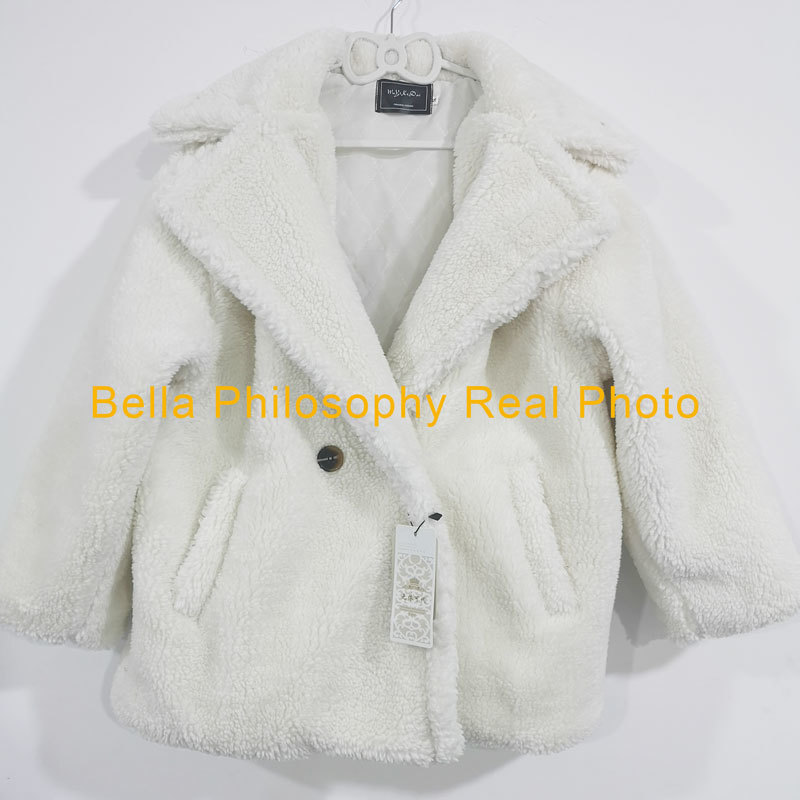Womens Fur Faux Winter Warm Teddy Bear Coat Thick Long Turn Down Collar Casaco Feminino 220927