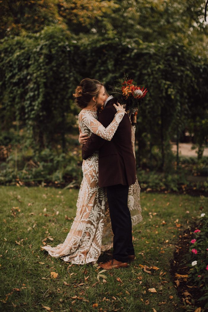 Champagne Bohemian Mermaid Wedding Dresses 2023 Rue de Seine Long Sleeve Lace Applique Backless Country Beach Bridal Gown
