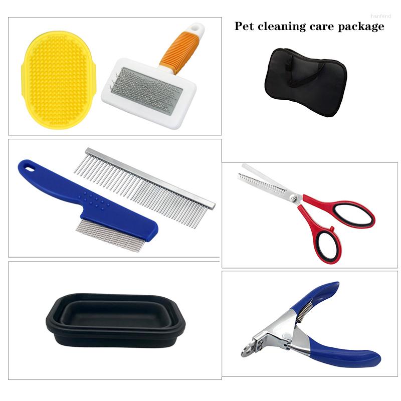 Dog Apparel Pet Cleaning Care Package Travel Set Comb Brush Cat Nail Clipper Folding Bowl Toiletries, Black
Dog Apparel Pet Cleaning Care Package Travel Set Comb Brush Cat Nail Clipper Folding Bowl Toiletries, Black
