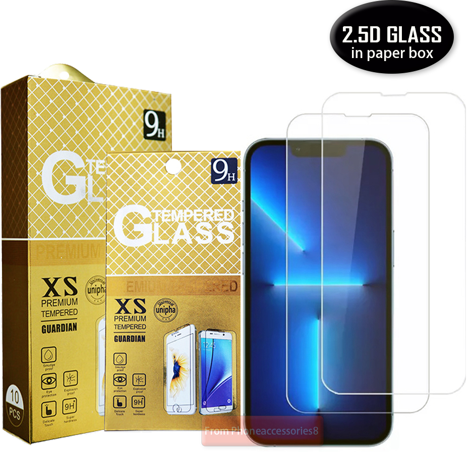 2.5D Tempered Glass Phone Screen Protector For iPhone 14 13 12 11 PRO XS X XR MAX Samsung A14 A24 A34 A54 a13 a23 a53 a73 0.3mm Glass with retai paper bag
2.5D Tempered Glass Phone Screen Protector For iPhone 14 13 12 11 PRO XS X XR MAX Samsung A14 A24 A34 A54 a13 a23 a53 a73 0.3mm Glass with retai paper bag